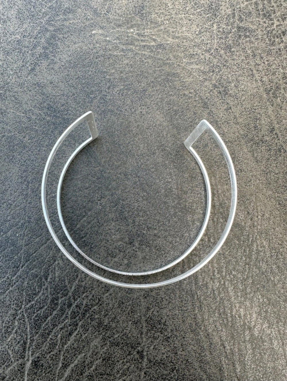 Solid 925 Sterling Silver Plain 1.5" Wide Classic Cuff Bangle Bracelet NEW - Picture 6 of 8